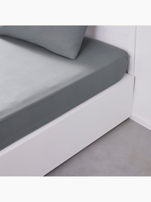 Sábana bajera de algodón lisa - Afibel - Kiabi