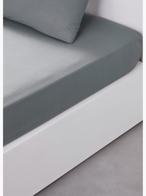 Sábana bajera de algodón lisa - Afibel - Kiabi