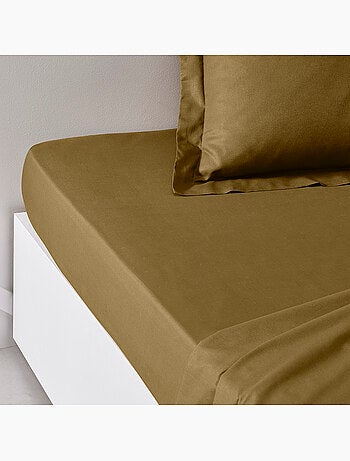 Sábana bajera de algodón lisa