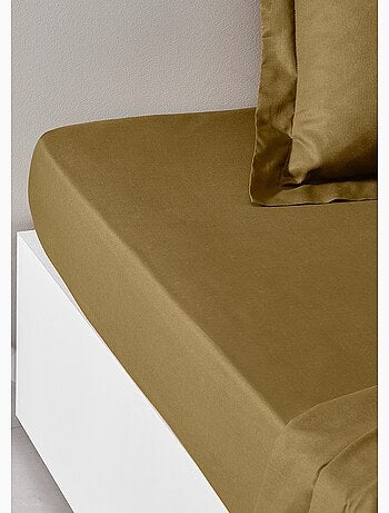 Sábana bajera de algodón lisa