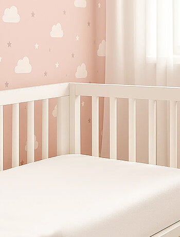 Sábana bajera de algodón orgánico blanca