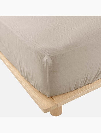 Sábana bajera de gasa de algodón