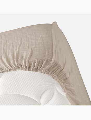 Sábana bajera de gasa de algodón