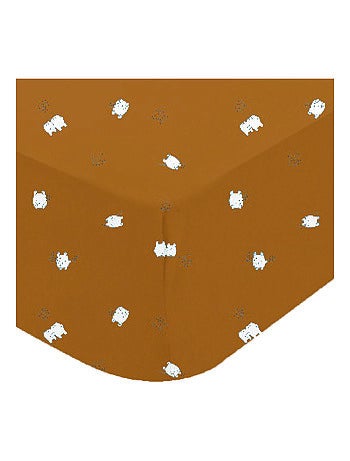 Sábana bajera de jersey de algodón con diseño infantil