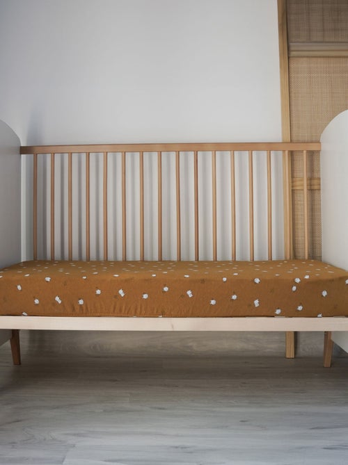 Sábana bajera de jersey de algodón con diseño infantil - Kiabi