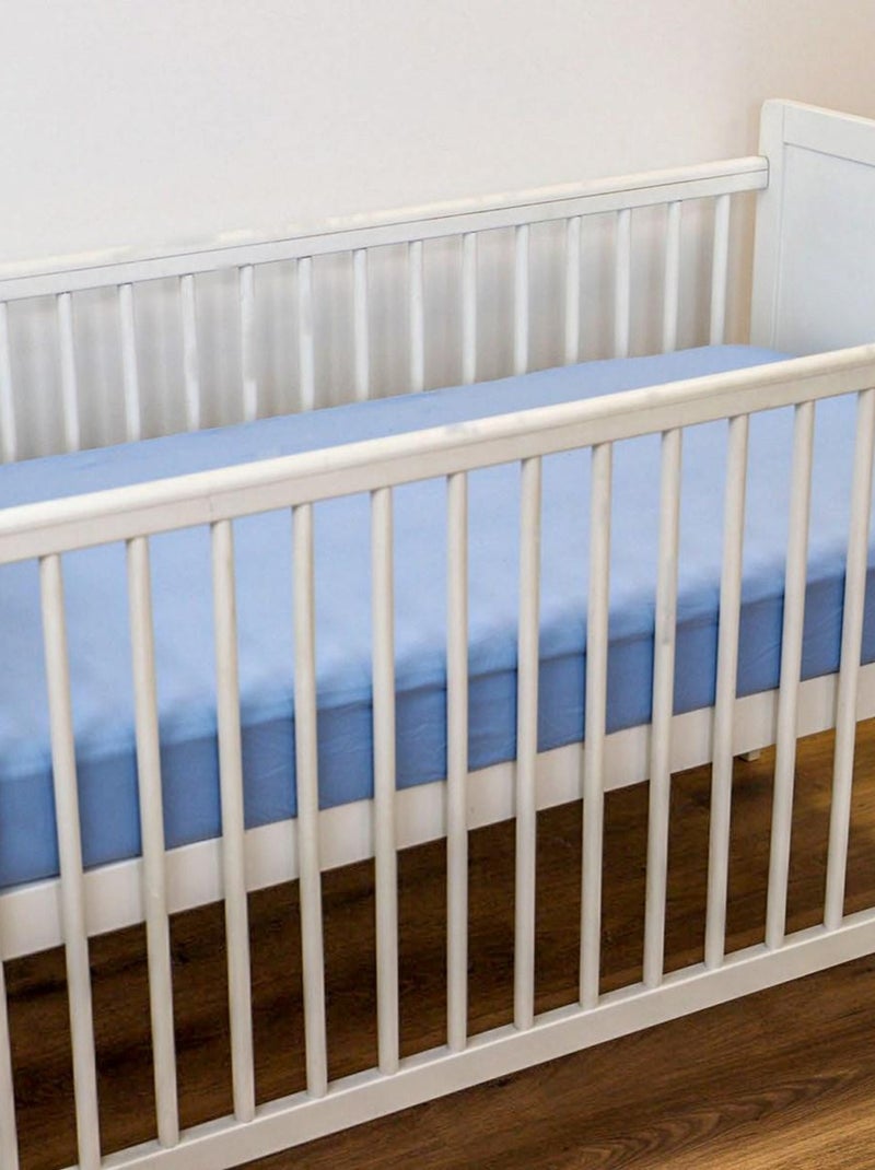 Sábana bajera de jersey elástico de 120 hilos para niños KIDOR Azul - Kiabi