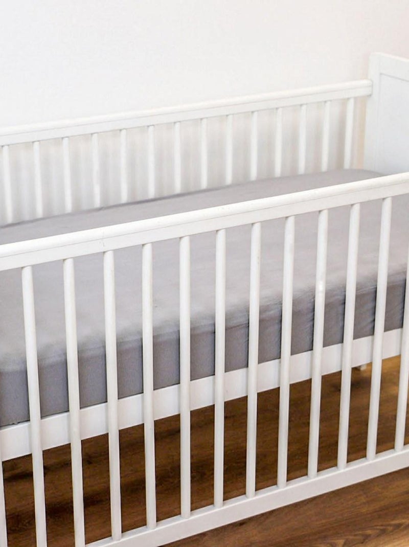 Sábana bajera de jersey elástico de 120 hilos para niños KIDOR Gris - Kiabi
