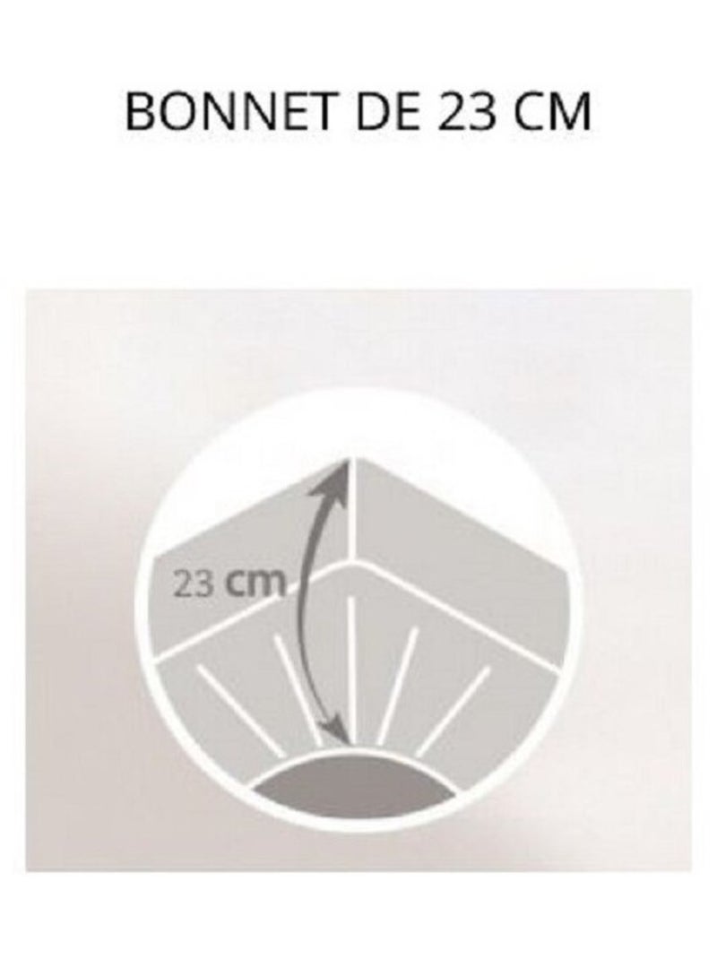 Sábana bajera de microfibra Beige - Kiabi