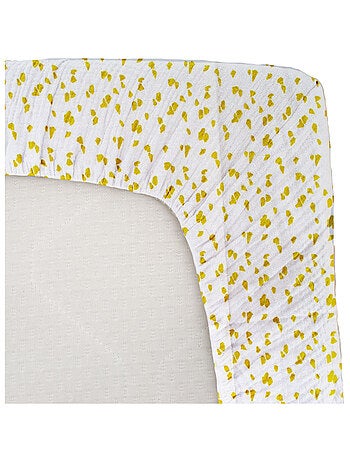 Sábana bajera de punto infantil con estampado sabana