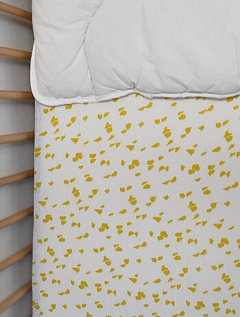 Sábana bajera de punto infantil con estampado sabana