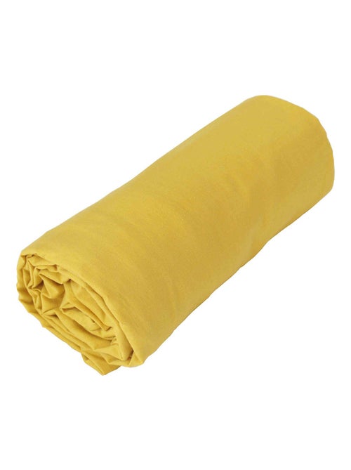 Sábana bajera de punto liso 100% algodón - Kiabi Sábana bajera de punto liso 100% algodón - Kiabi