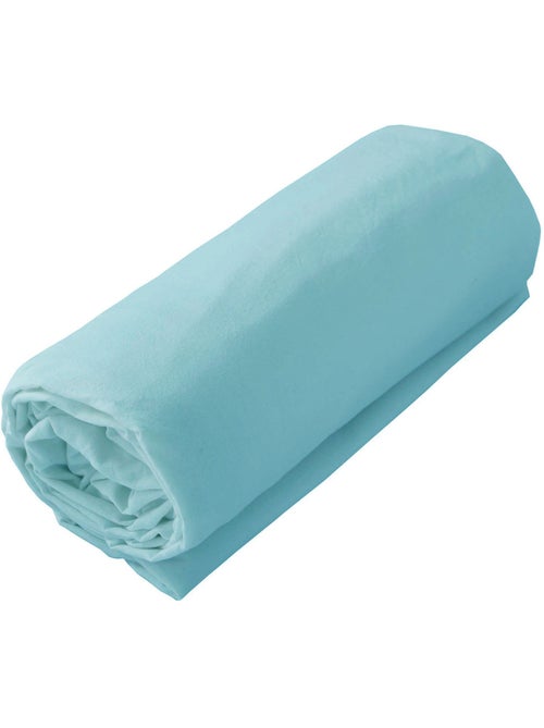 Sábana bajera de punto liso 100% algodón - Kiabi Sábana bajera de punto liso 100% algodón - Kiabi