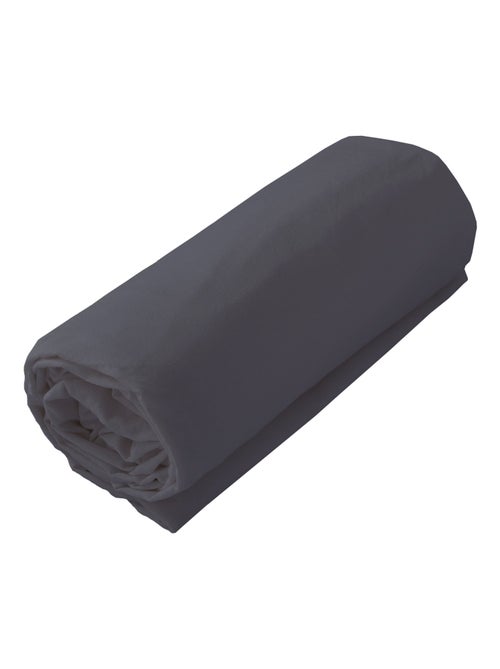 Sábana bajera de punto liso 100% algodón - Kiabi