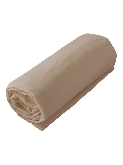 Sábana bajera de punto liso 100% algodón - Kiabi Sábana bajera de punto liso 100% algodón - Kiabi