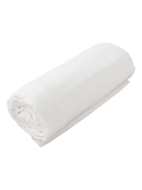 Sábana bajera de punto liso 100% algodón - Kiabi