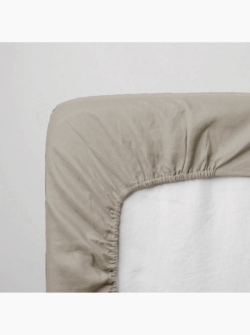 Sábana bajera de punto para la cama colecho Arena - Kiabi