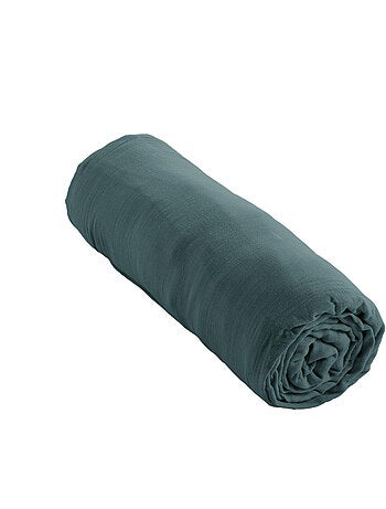 Sábana bajera – doble gasa de algodón 125 g/m² – bolsillo 30 cm - gaïa