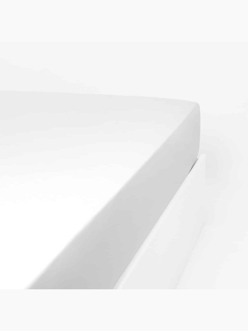 Sábana bajera elástica de algodón para cama eléctrica PAPILLON Blanco - Kiabi