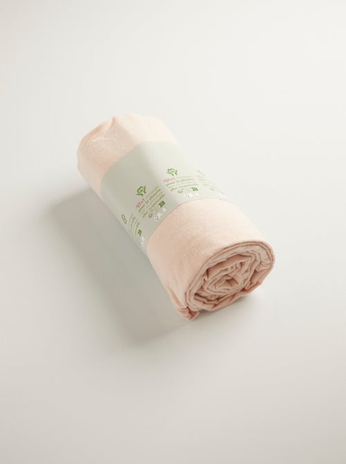 Sábana bajera franela algodón liso 165 g - Afibel - Kiabi