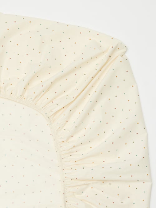 Sábana bajera individual (140 x 200) de algodón - Kiabi Home - Kiabi