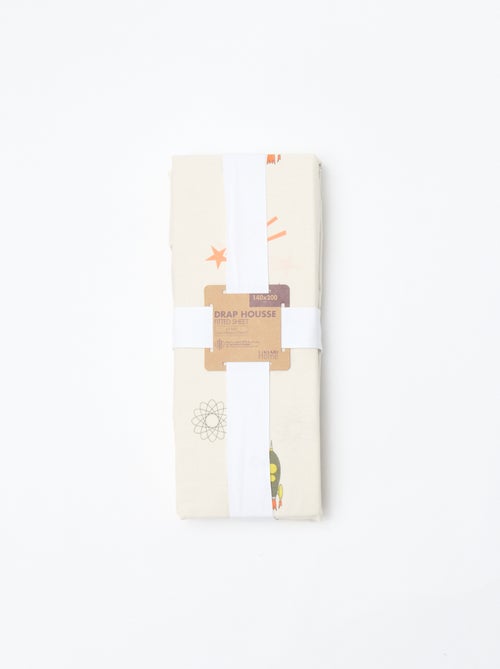 Sábana bajera individual (140 x 200) de algodón - Kiabi Home - Kiabi