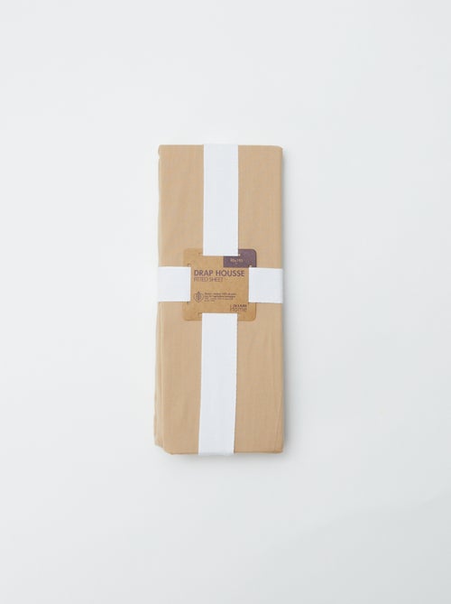 Sábana bajera individual (90x190) de algodón - Kiabi Home - Kiabi