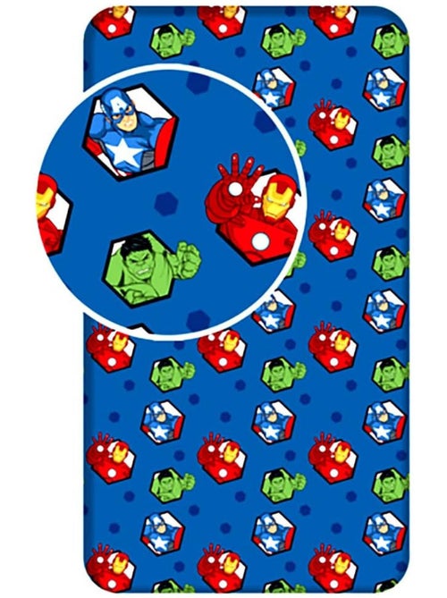 Sábana bajera infantil avengers marvel 90 x 200 cm - 100% algodón - Kiabi Sábana bajera infantil avengers marvel 90 x 200 cm - 100% algodón - Kiabi