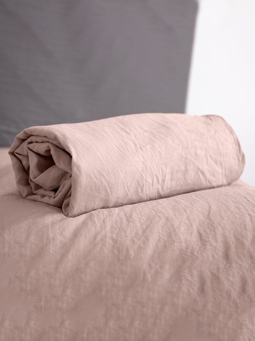 Sábana bajera lisa - para 1 o 2 personas / 90x190 / 140x190 / 160x200 - Kiabi Sábana bajera lisa - para 1 o 2 personas / 90x190 / 140x190 / 160x200 - Kiabi