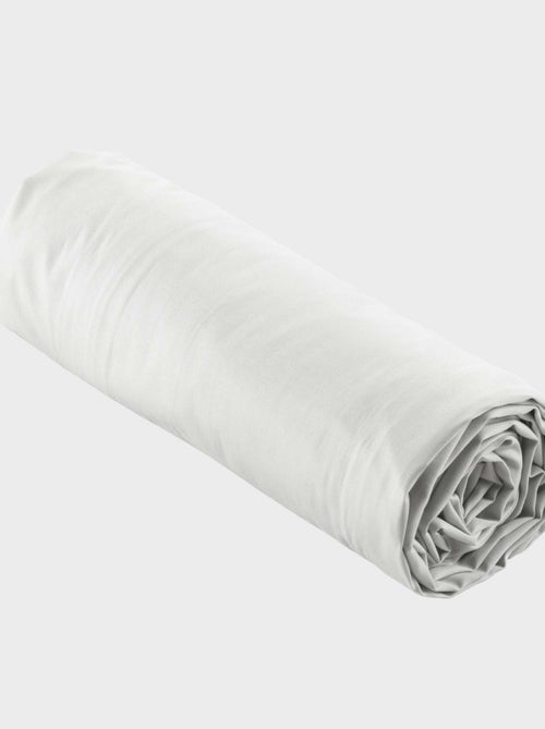 Sábana Bajera Lisa 100% Percal de Algodón - Kiabi
