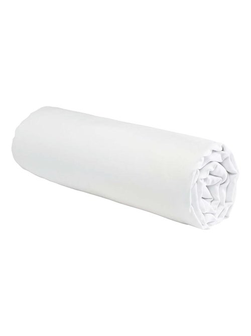Sábana bajera lisa de algodón de 57 hilos - Kiabi