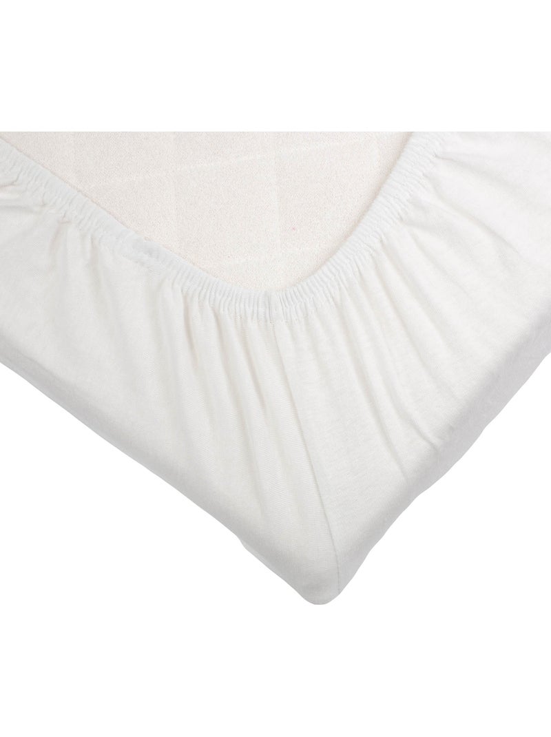 Sábana bajera oeko-tex® standard 100 Blanco - Kiabi