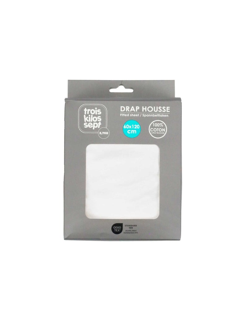 Sábana bajera oeko-tex® standard 100 Blanco - Kiabi