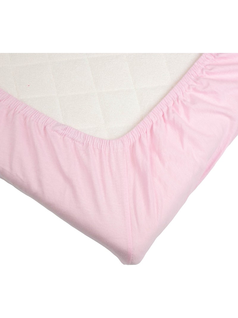 Sábana bajera OEKO-TEX® STANDARD 100 Rosa pálido - Kiabi