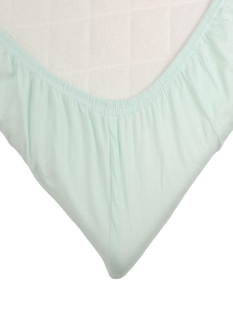 Sábana bajera OEKO-TEX® STANDARD 100 Verde claro - Kiabi