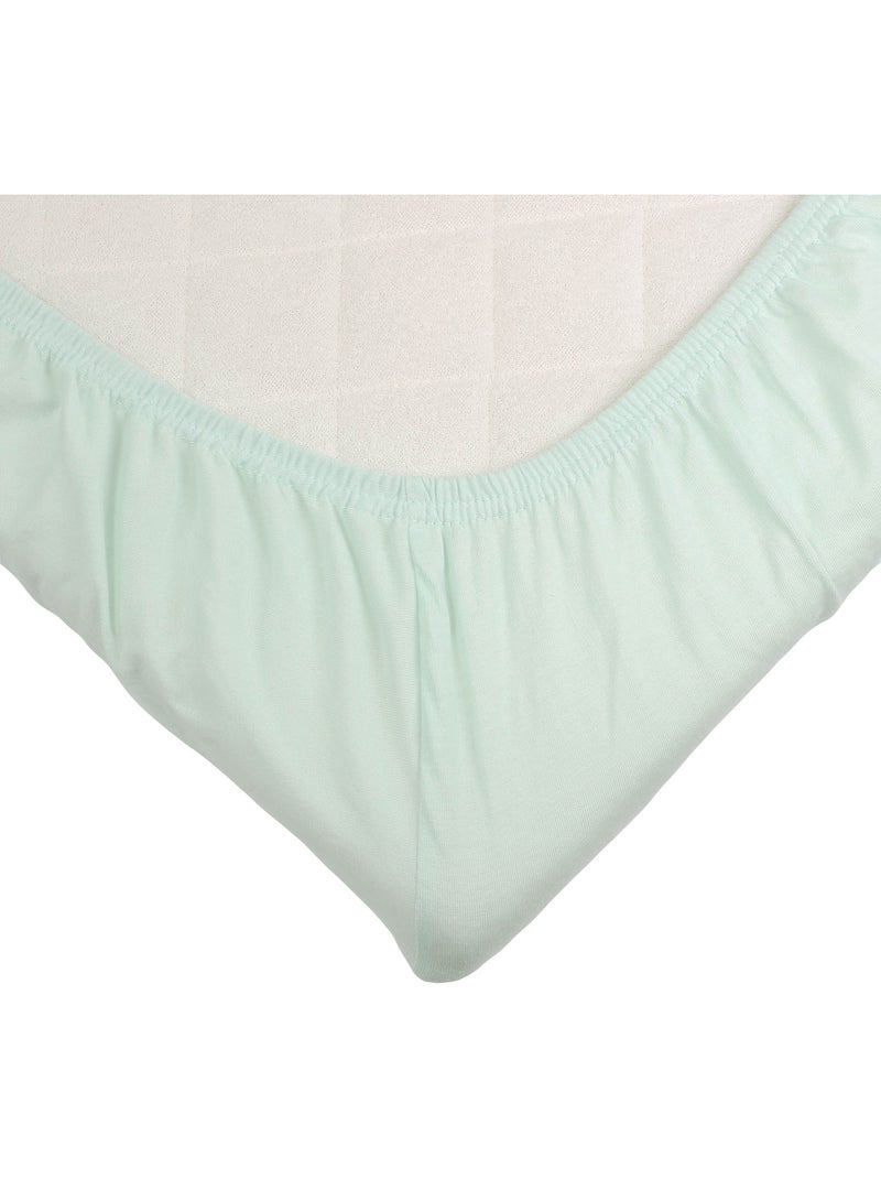 Sábana bajera oeko-tex® standard 100 Verde - Kiabi