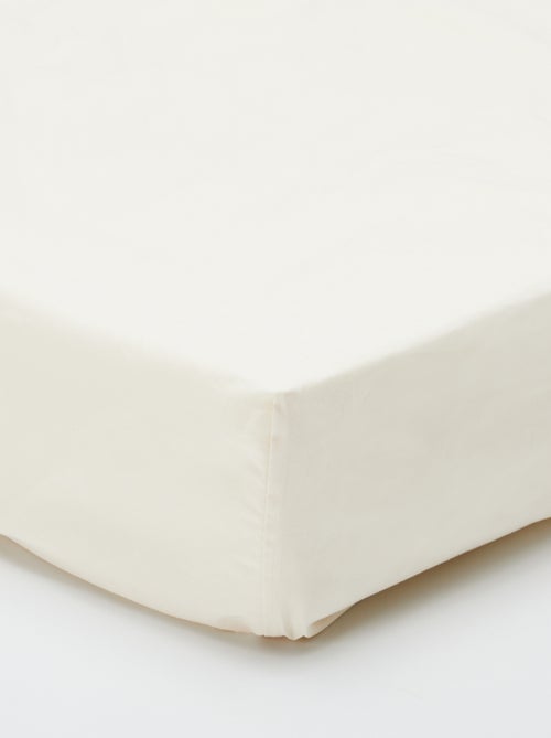 Sábana bajera para 2 personas (180x200) de algodón - Kiabi Home - Kiabi