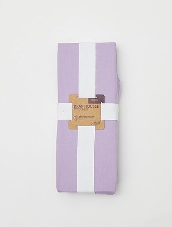 Sábana bajera ajustable para 2 personas (180x200) de algodón - Kiabi Home