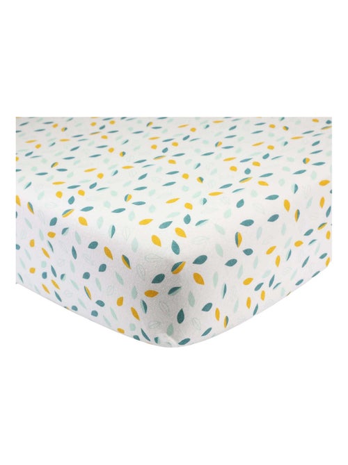 Sábana bajera para cuna con estampado de hojas - Kiabi Sábana bajera para cuna con estampado de hojas - Kiabi