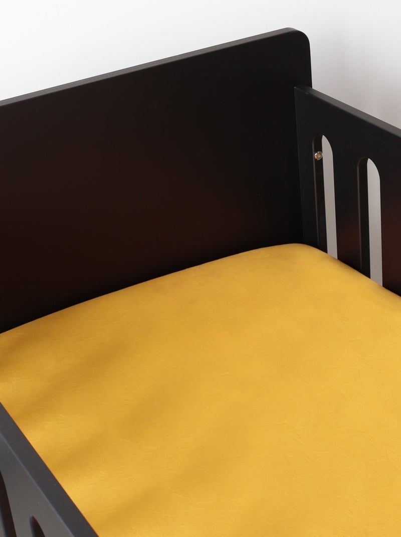 Sábana bajera para cuna de bebé Amarillo - Kiabi