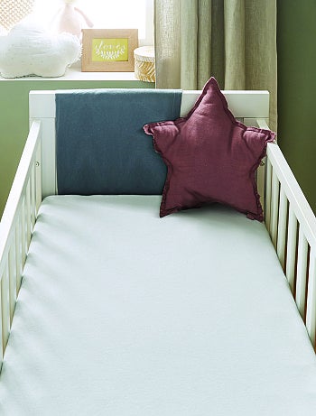 Sábana bajera + protector para cuna - Kiabi