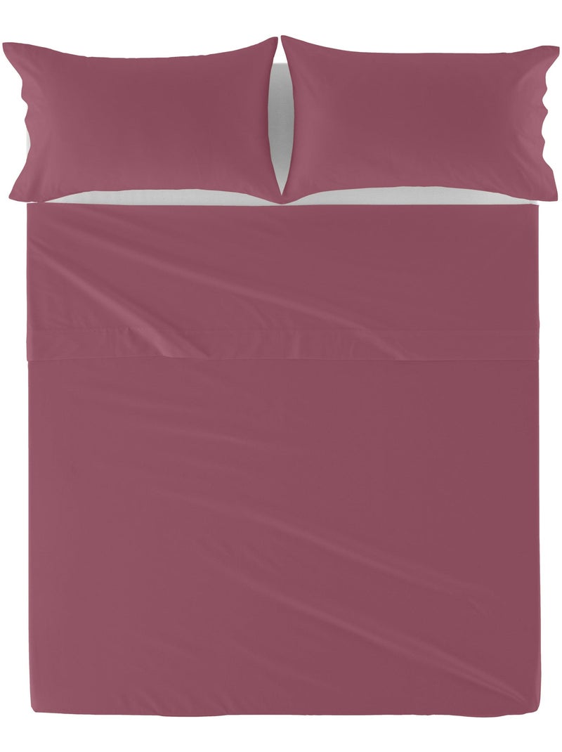 Sábana Basic "Happyfriday" Magenta - Kiabi