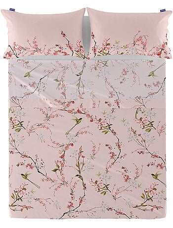 Sábana Chinoiserie rose "Happyfriday