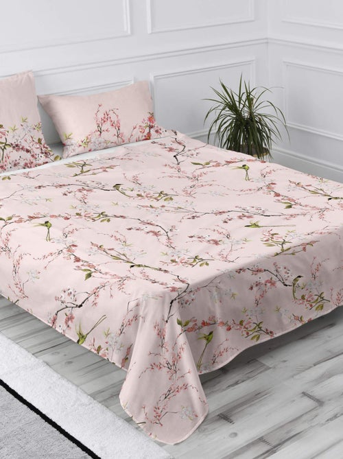 Sábana Chinoiserie rose "Happyfriday" - Kiabi