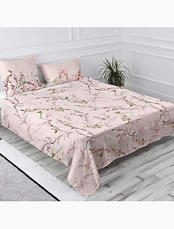 Sábana Chinoiserie rose "Happyfriday