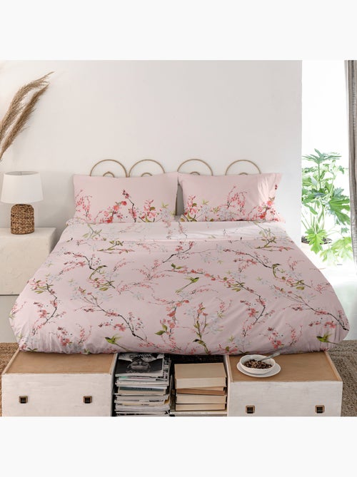 Sábana Chinoiserie rose "Happyfriday" - Kiabi Sábana Chinoiserie rose "Happyfriday" - Kiabi