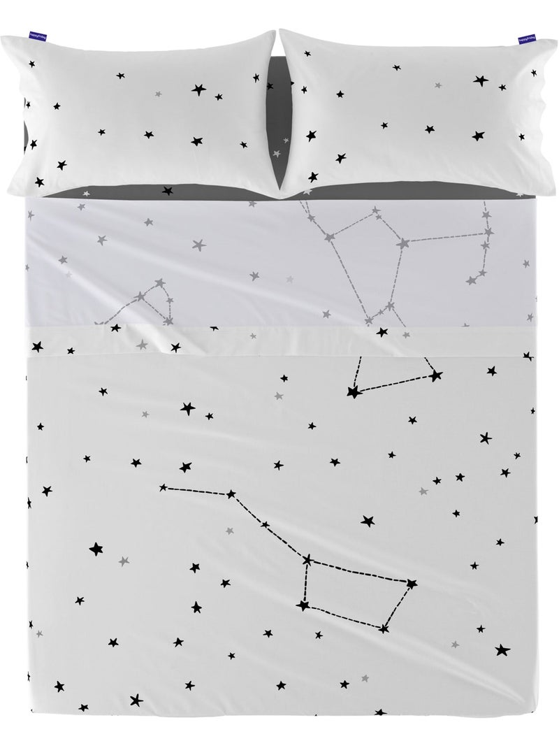 Sábana Constellation "Happyfriday" Blanco - Kiabi