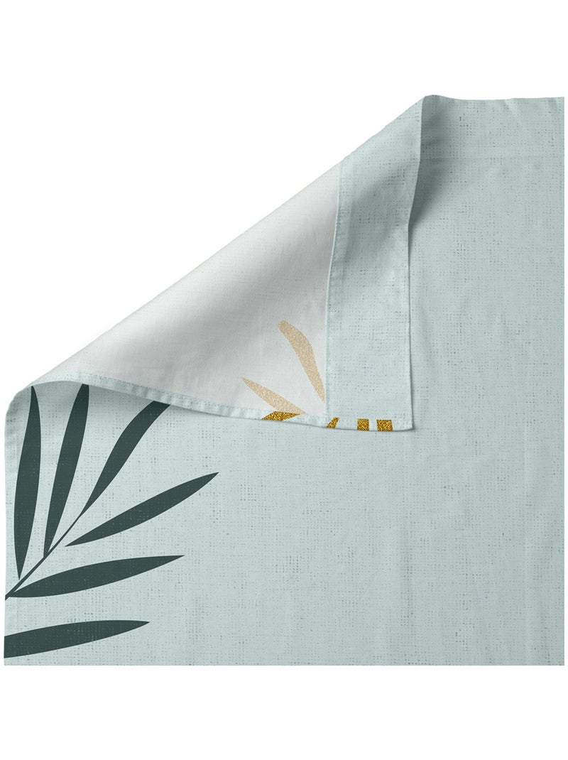 Sábana Foliage mint "Happyfriday" Blanco - Kiabi