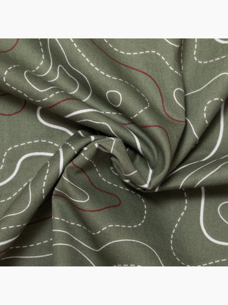 Sábana para saco de dormir montaña senderismo hombre y mujer night peak Verde - Kiabi