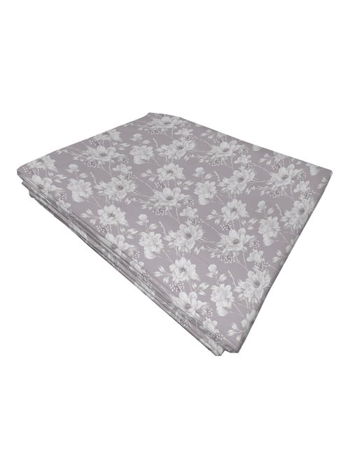 Sábana plana con estampado floral en franela de algodón - Afibel - Kiabi Sábana plana con estampado floral en franela de algodón - Afibel - Kiabi