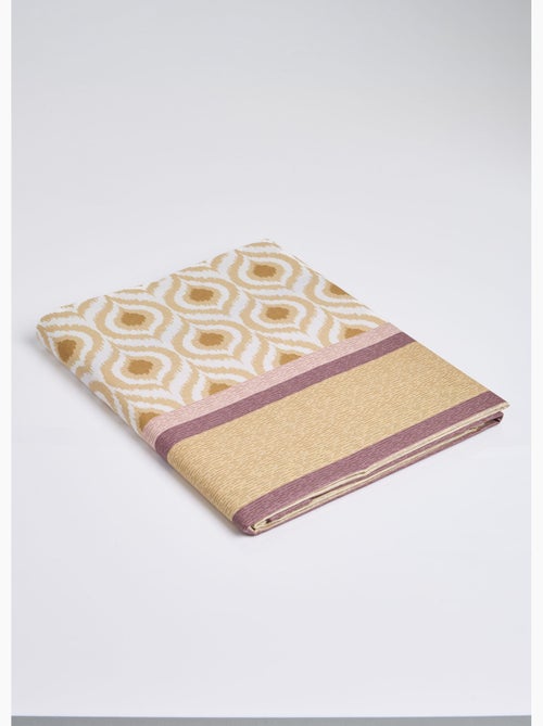Sábana plana de algodón estampado, 57 hilos/cm² - Afibel - Kiabi